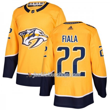 Miehille NHL Nashville Predators Pelipaita Kevin Fiala 22 Adidas 2017-2018 Kulta Authentic
